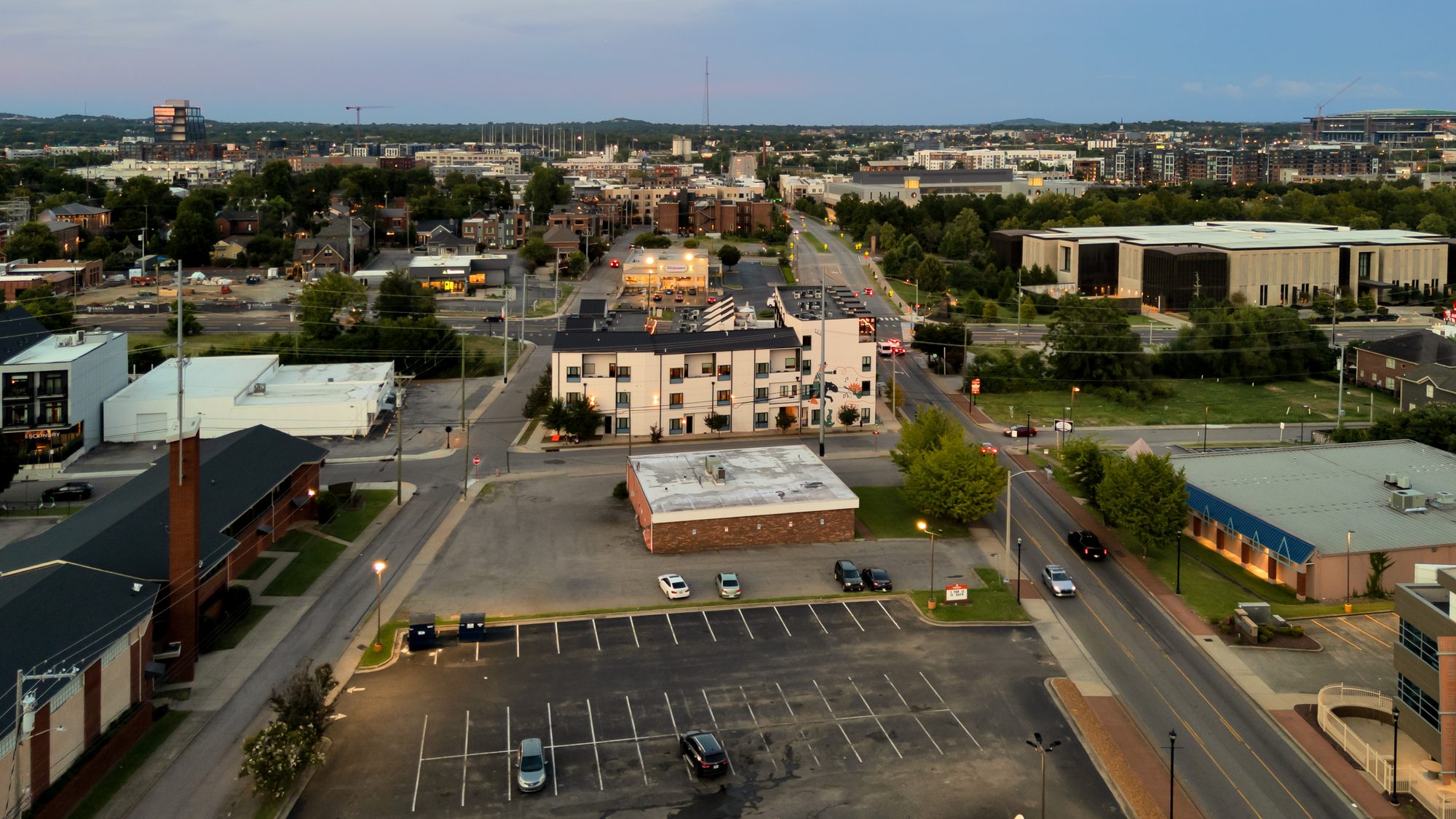 The Conway at twilight