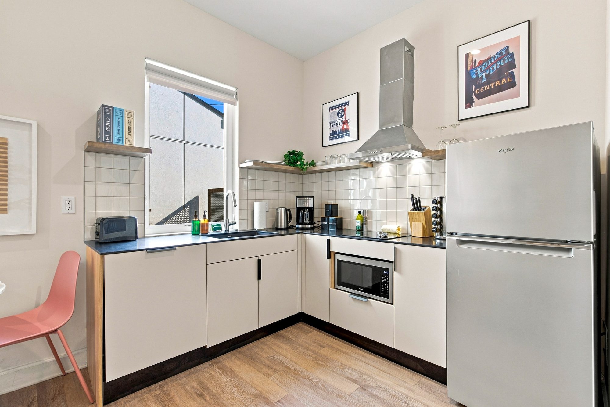 Conway studio kitchen and dining