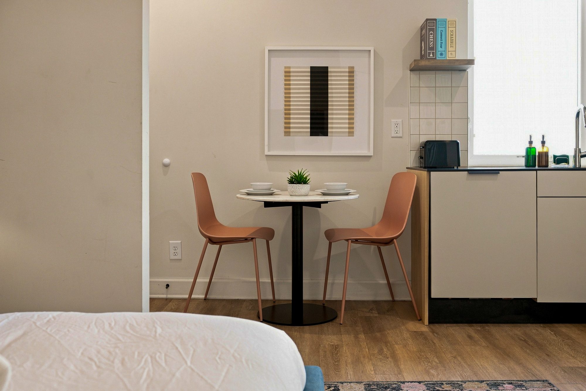 Conway studio table for two