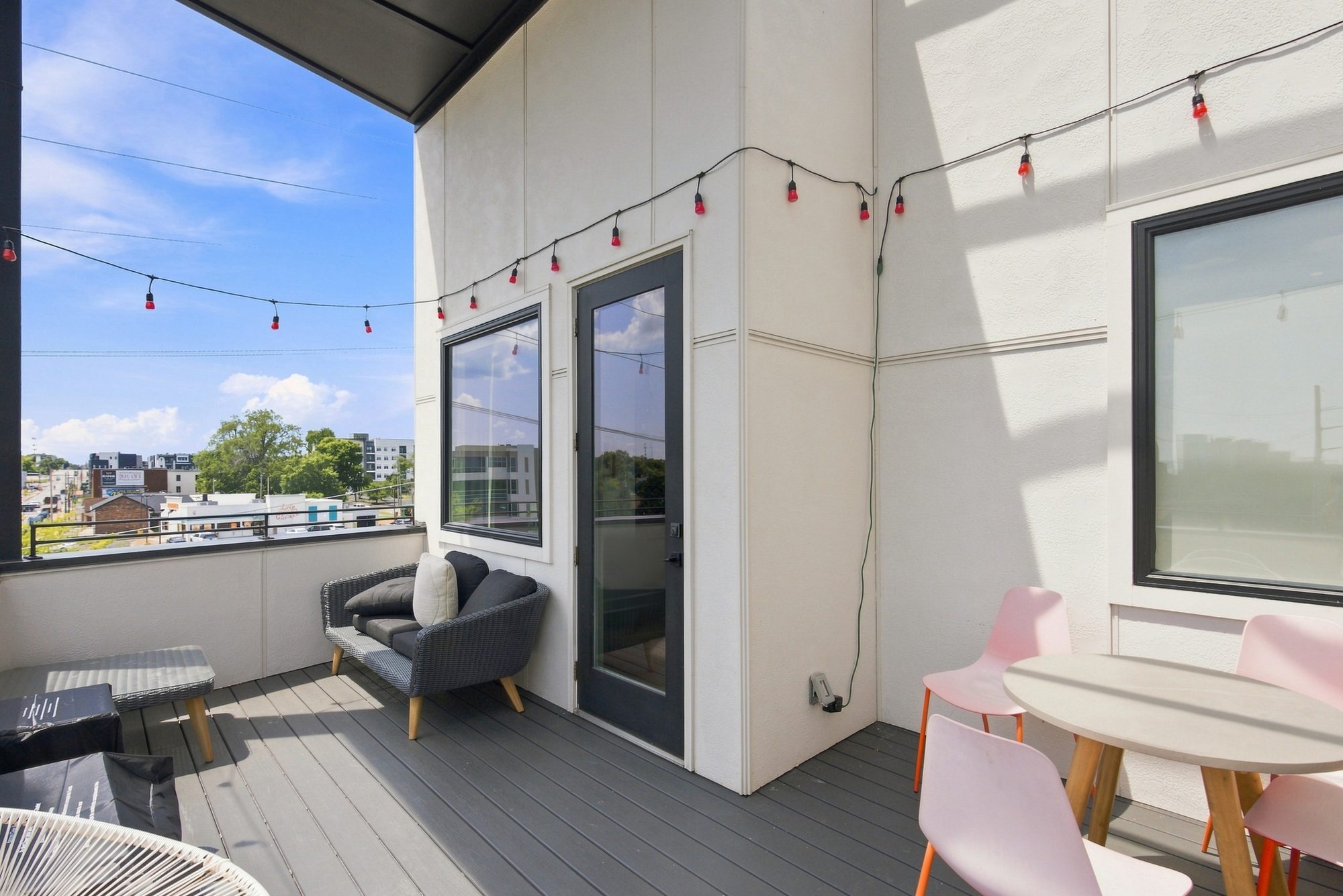Themed suite balcony