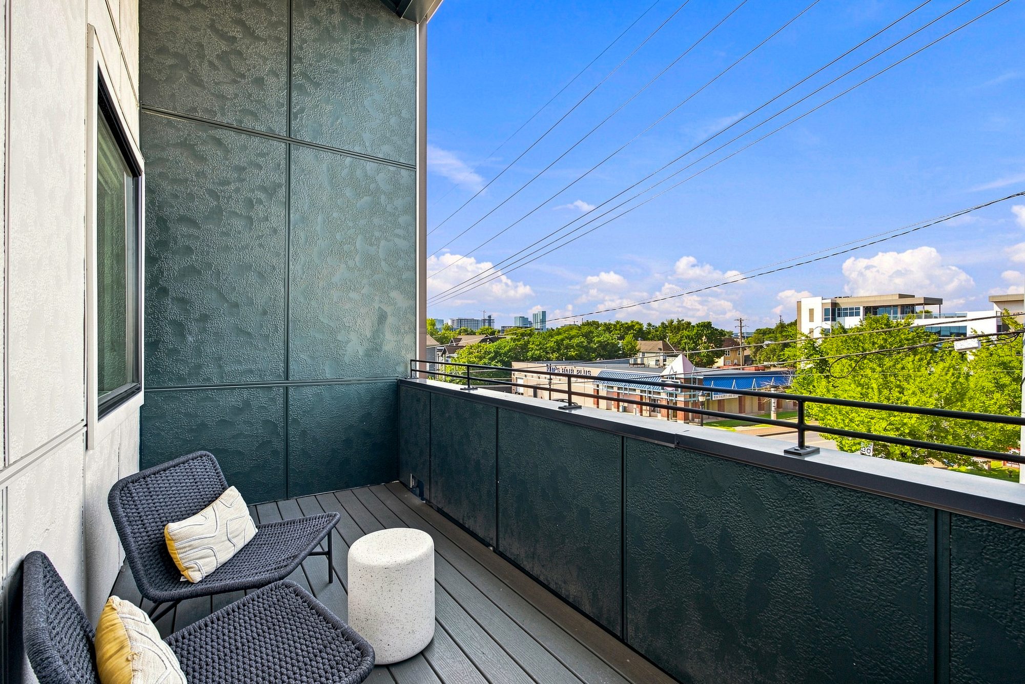 Private balcony at The Conway