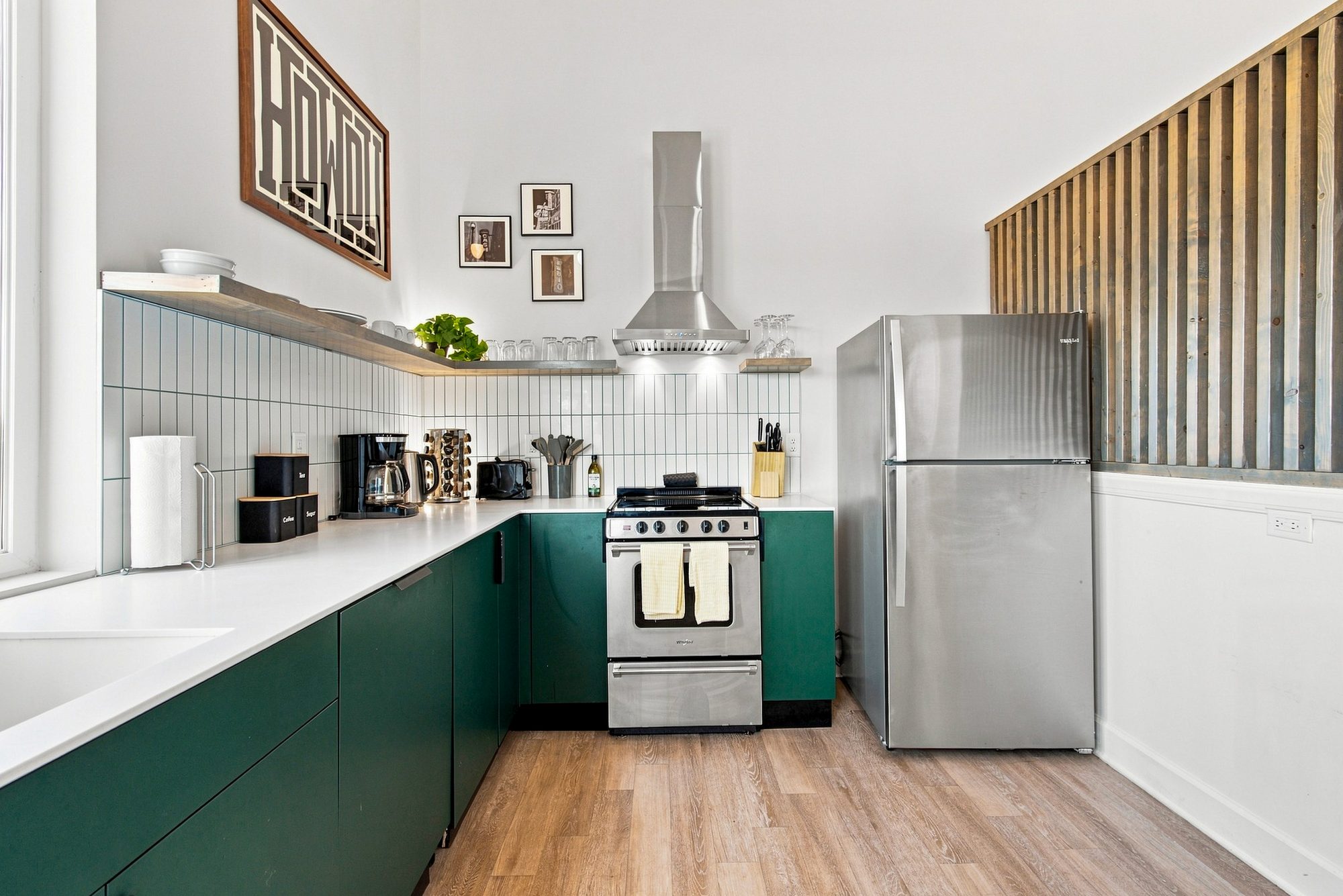 Conway two-bedroom kitchen and stair