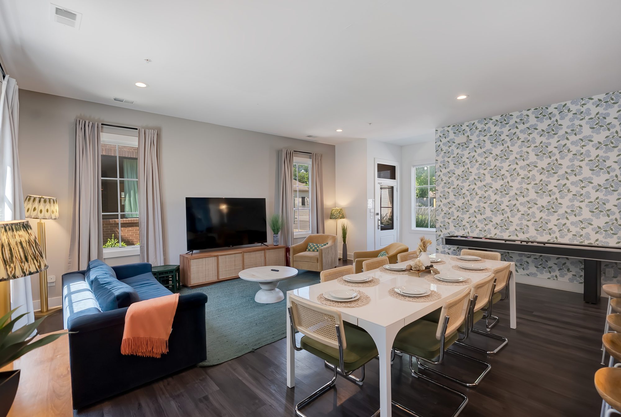 Magnolia accessible townhome living and dining